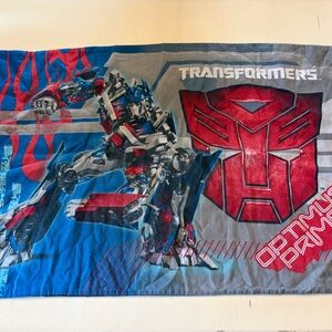 Transformers Optimus Prime/ Megatron Kids Pillow Case Standard - Red, Blue, Gray